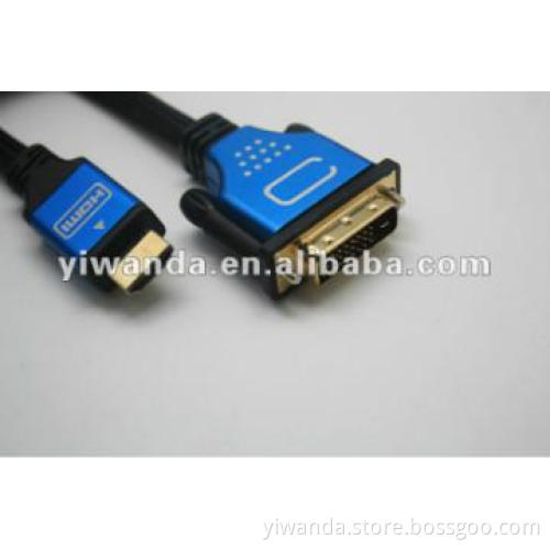 gold plated hdmi to dvi splitter cable